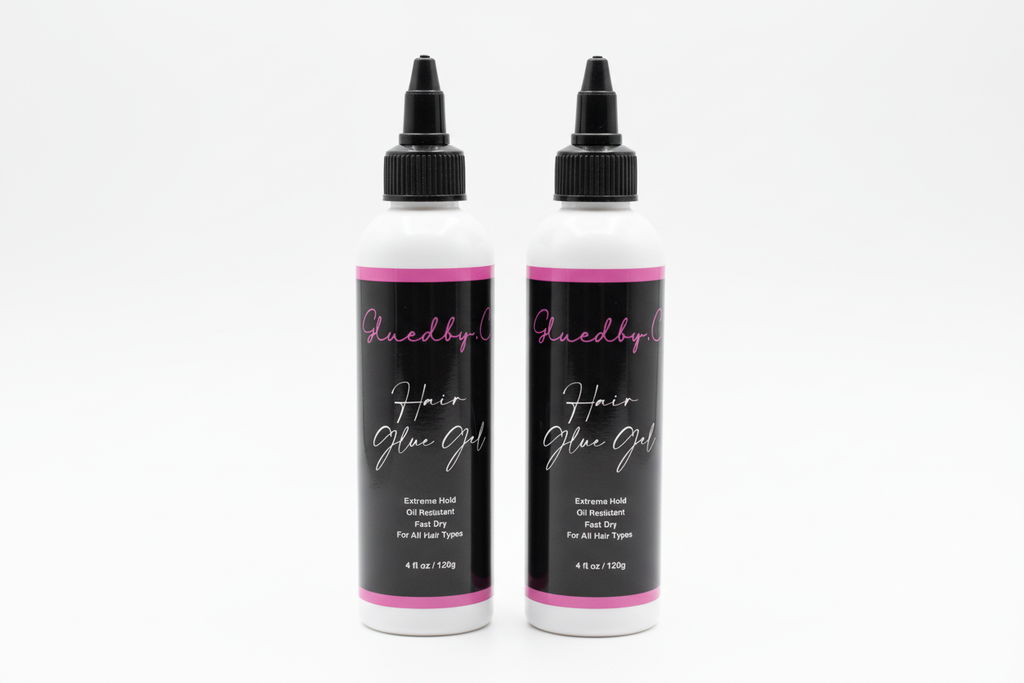 Gluedby.C Hair Glue Gel - Two Bottles