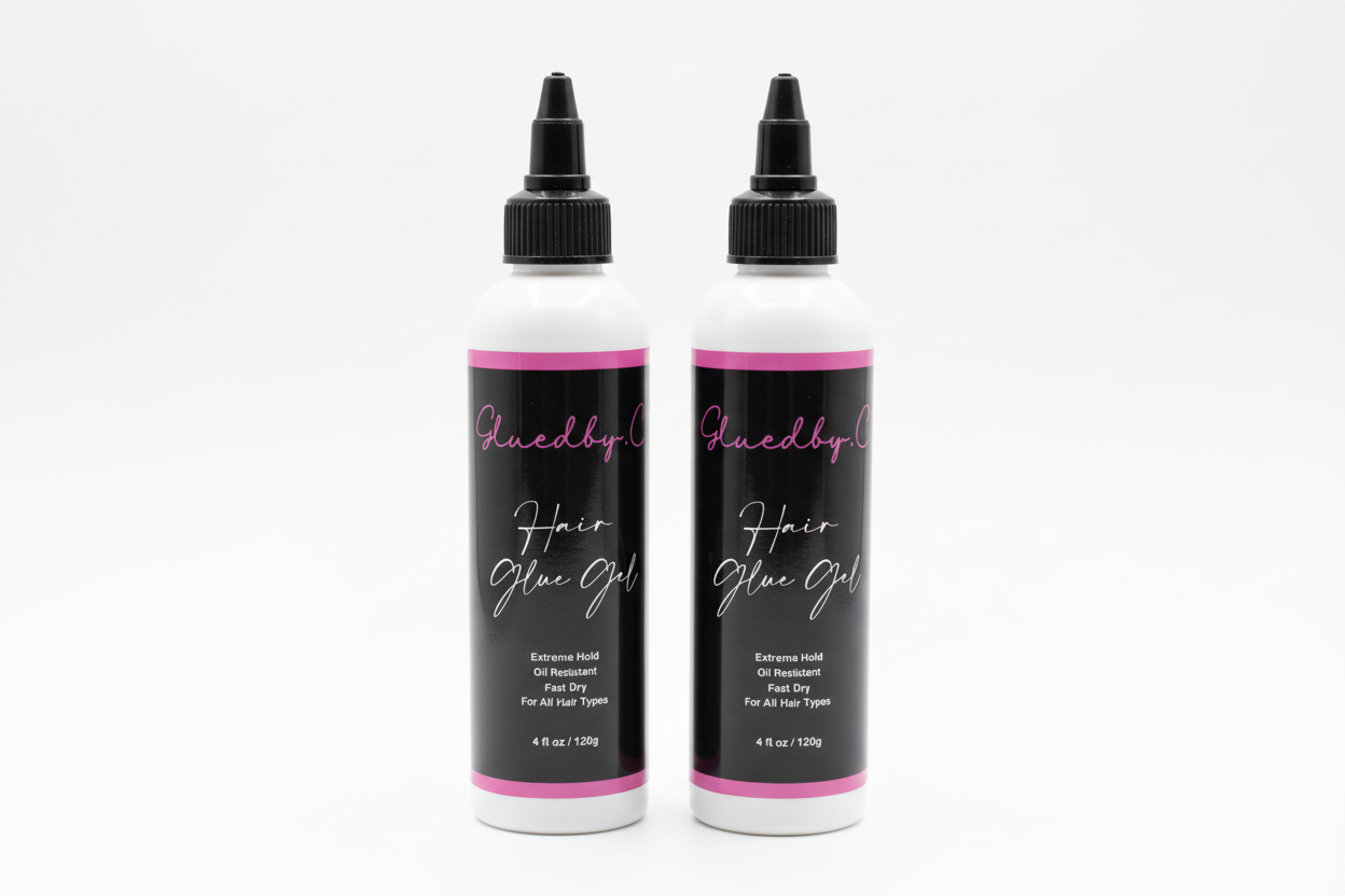 Gluedby.C Hair Glue Gel - Two Bottles